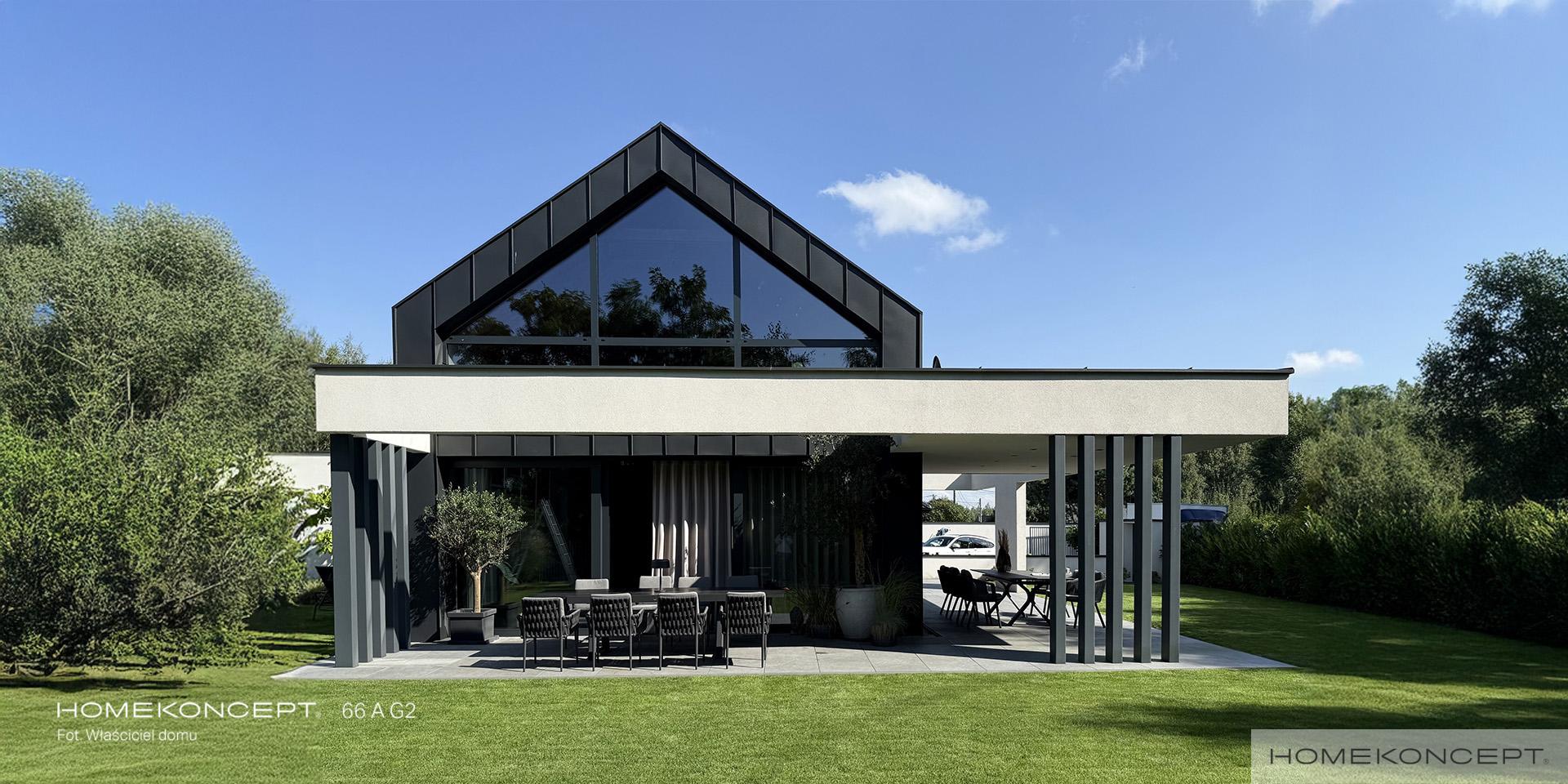 Realizacja projektu domu homekoncept 66 a g2.
