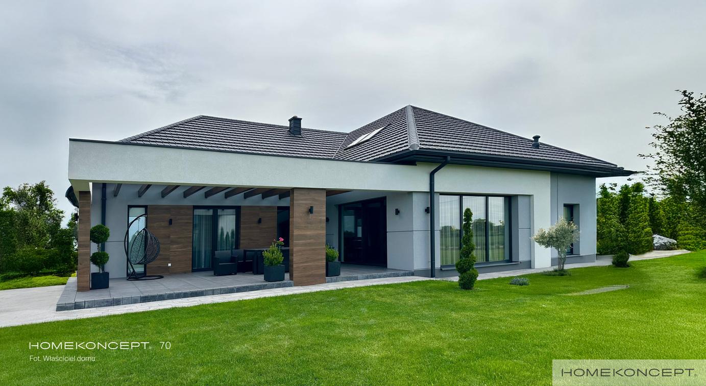 Realizacja projektu domu homekoncept 70.