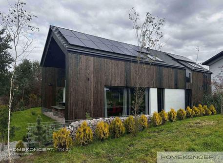 Realizacja projektu domu w stylu nowoczesnej stodoły homekoncept 114 g2.