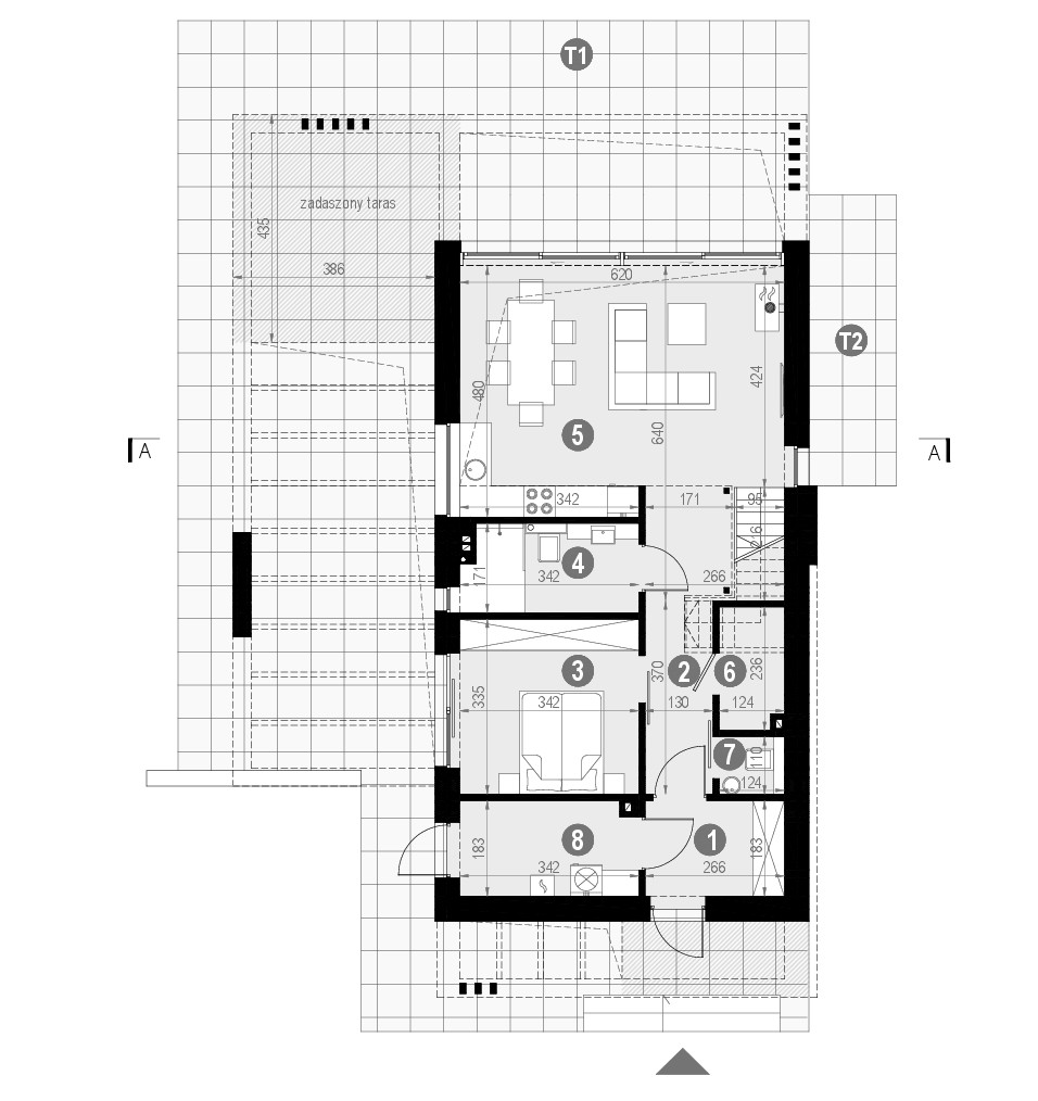 Projekt domu HOMEKONCEPT 66 A