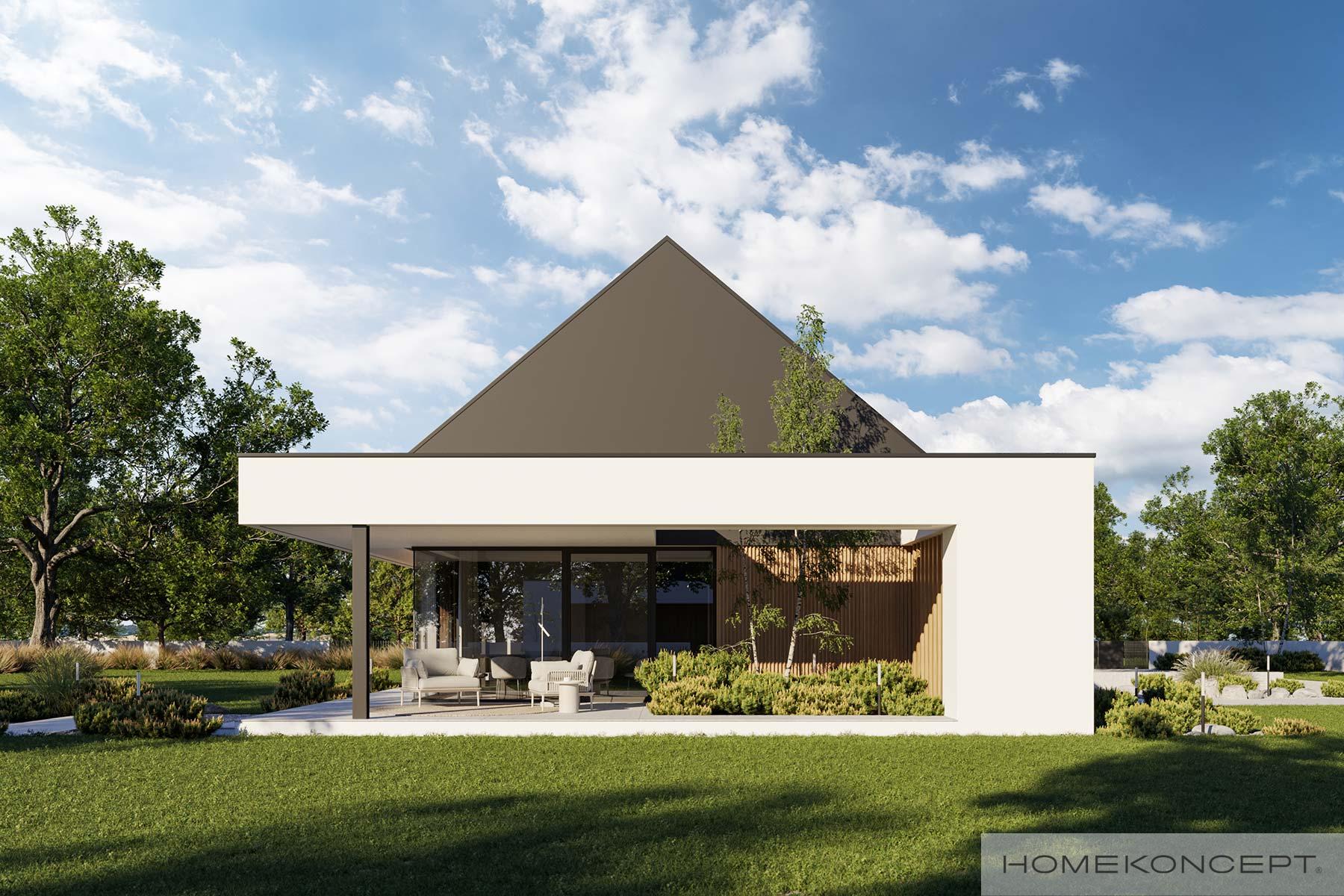 Projekt domu parterowego homekoncept 144 wariant 01.