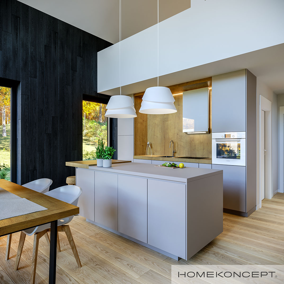 Drewno i kolory ecru to klasyka wnętrza w stylu prowansalskim - HOMEKONCEPT 67