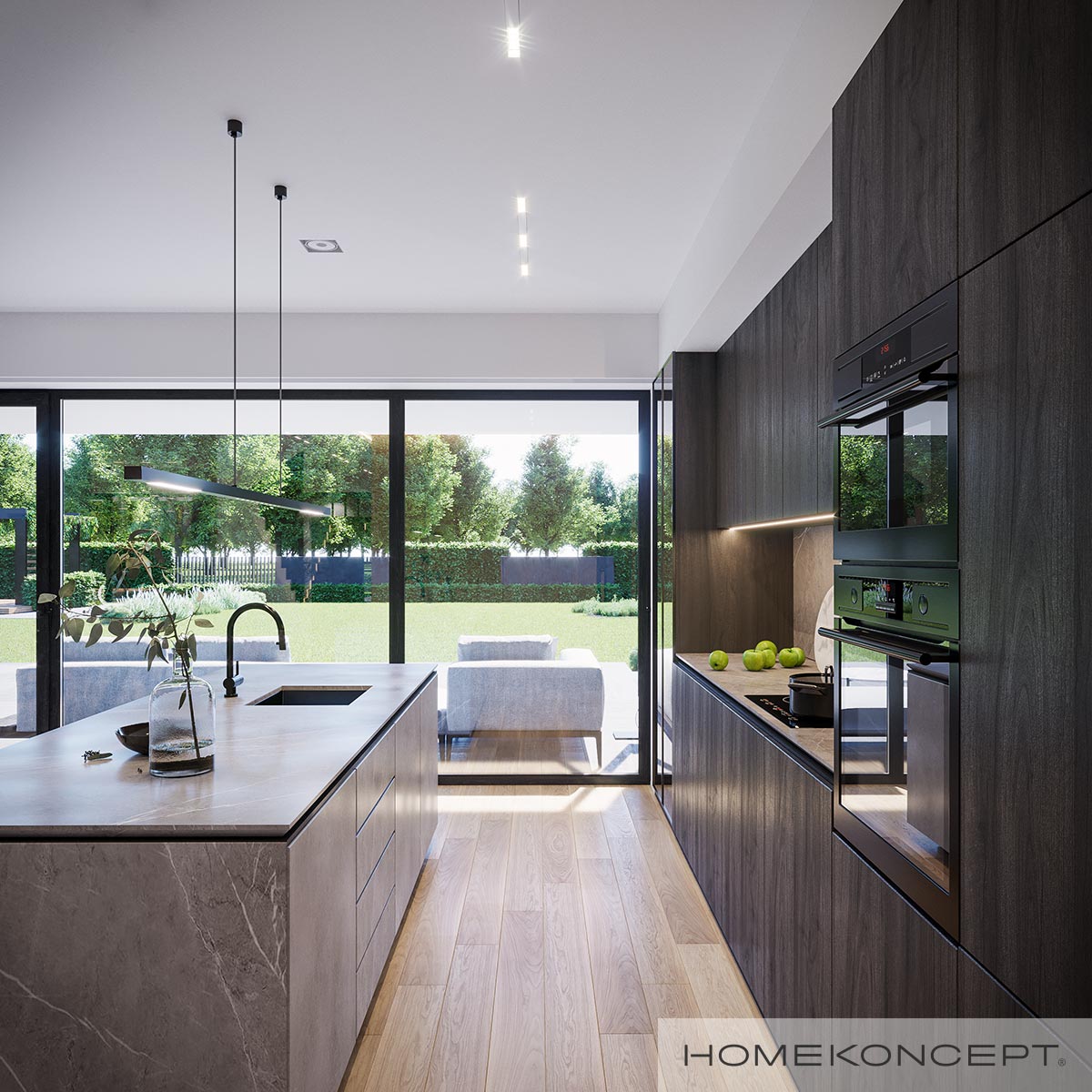 Gotowy projekt domu z wnętrzami HOMEKONCEPT 79 – trendy wnętrzarskie 2021