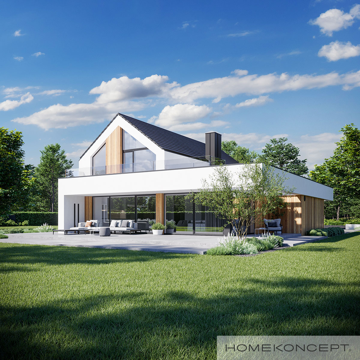 Dlaczego warto wybrać gotowy projekt domu - nowoczesna willa HomeKONCEPT 79?
