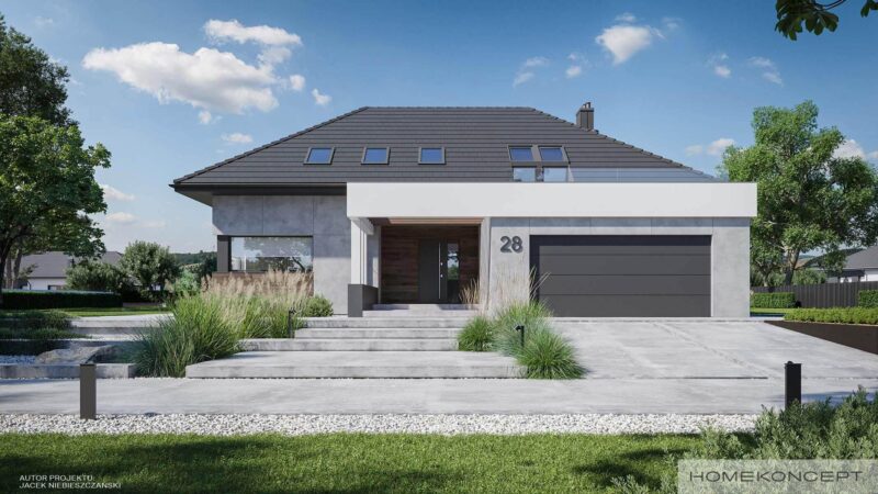 Projekt domu<br> HOMEKONCEPT 28