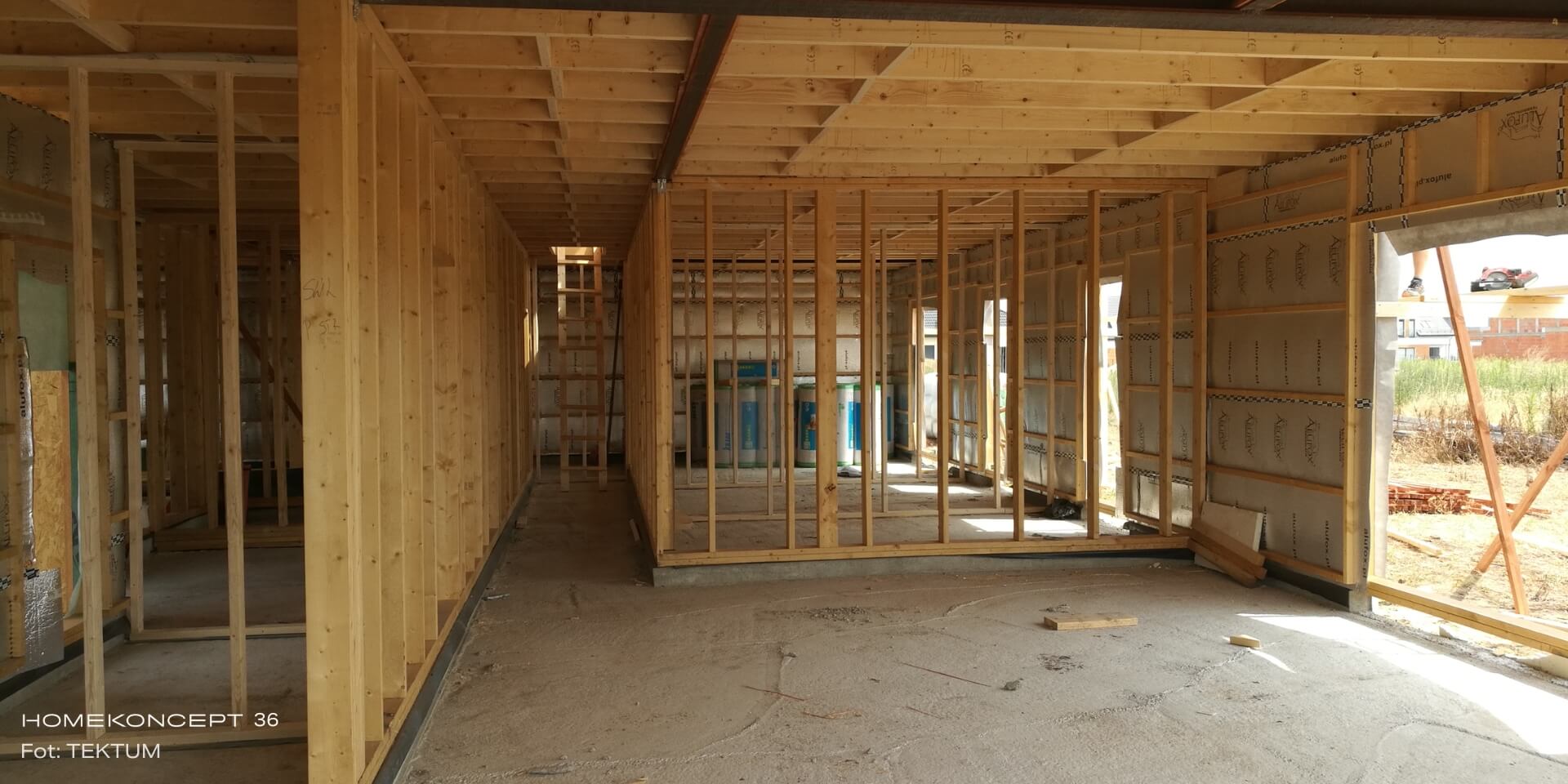 Projekt domu nowoczesnego homekoncept 36 - budowa.