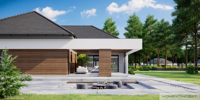 Projekt domu jednorodzinnego HOMEKONCEPT 26 wariant 6