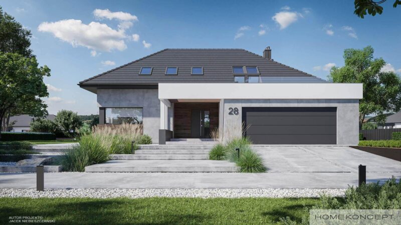 Projekt domu<br> HOMEKONCEPT 28 <small>wariant 02</small>