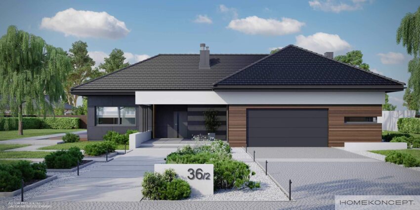 Projekt domu<br> HOMEKONCEPT 36 <small>wariant 02</small>