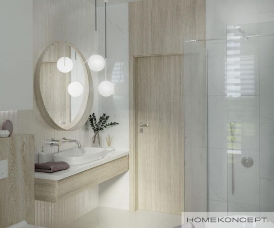 Projekt domu piętrowego HOMEKONCEPT 64 - łazienka
