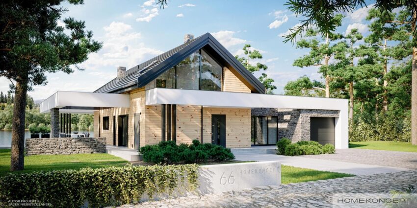 Projekt domu<br> HOMEKONCEPT 66 A G1