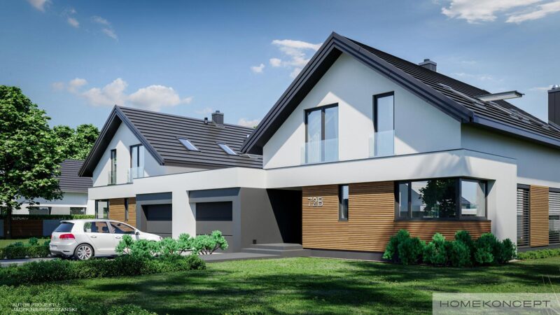 Projekt domu<br> HOMEKONCEPT 72 B