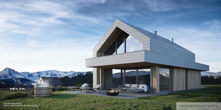 Projekt domu<br> HOMEKONCEPT 95 A
