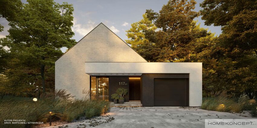 Projekt domu<br> HOMEKONCEPT 117 G1