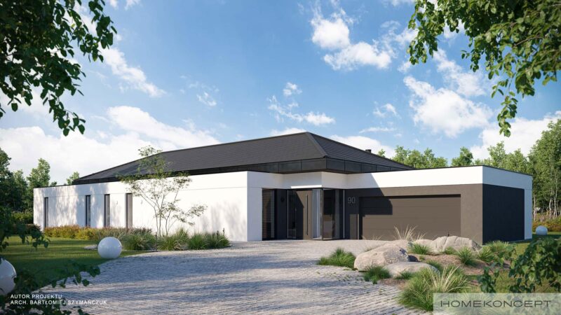 Projekt domu<br> HOMEKONCEPT 90