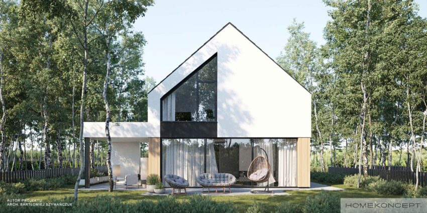 Projekt domu<br> HOMEKONCEPT 100 <small>wariant 01</small>