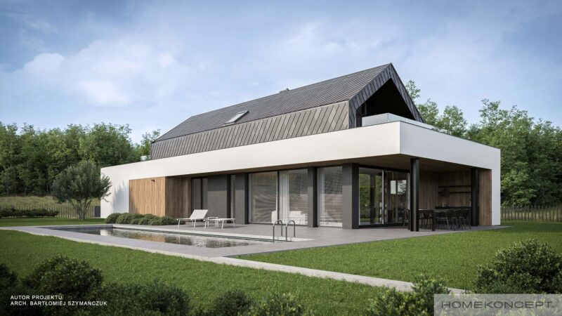Projekt domu<br> HOMEKONCEPT 91