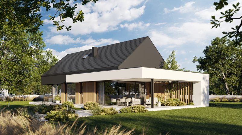 Projekt domu<br> HOMEKONCEPT 144