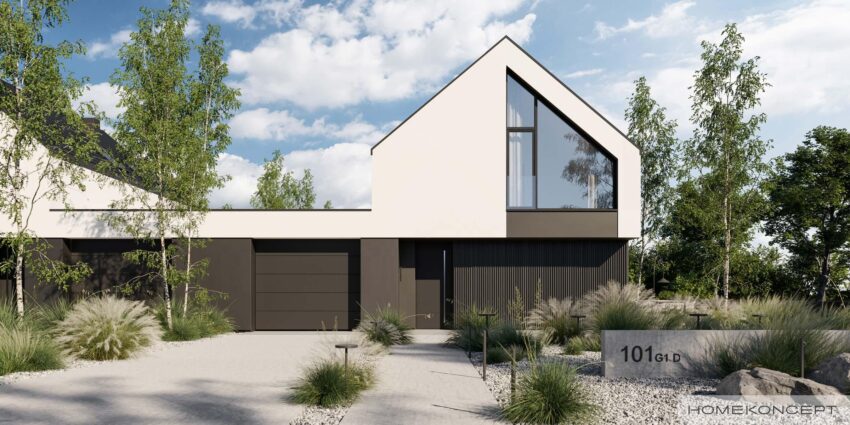 Projekt domu<br> HOMEKONCEPT 101 G1 D